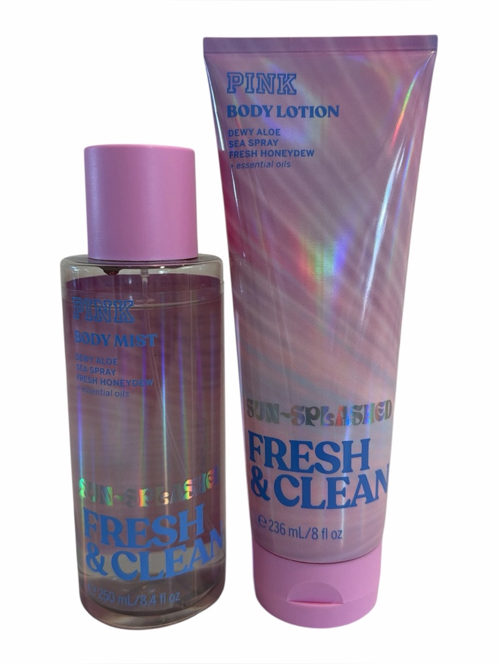 PINK Sun Splashed Fresh & Clean Body Lotion & Mist